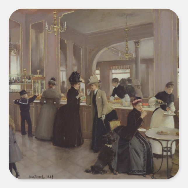 Adesivo Quadrado La Patisserie Gloppe (Frente)