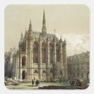 Adesivo Quadrado La Sainte Chapelle, Paris