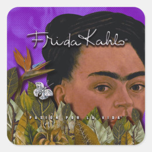 Adesivo Quadrado La Vida de Frida Kahlo Pasion Por