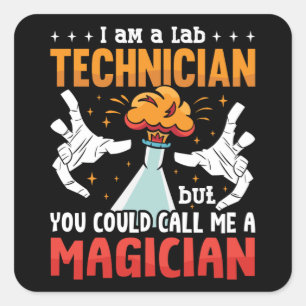 Adesivo Quadrado Lab Tech I Am A Lab Technicic Laboratory Science