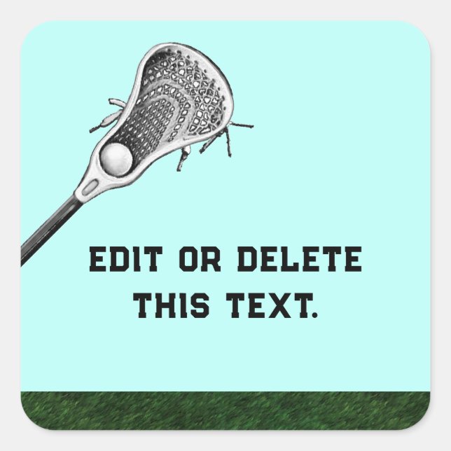 Adesivo Quadrado Lacrosse (Frente)