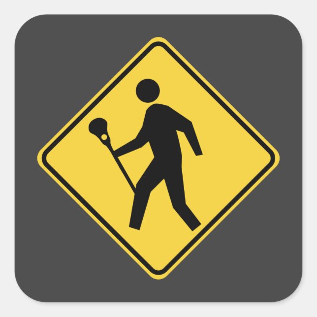 Adesivo Quadrado Lacrossing (Frente)