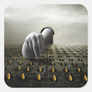 Adesivo Quadrado Ladrão de Tulipas 2013