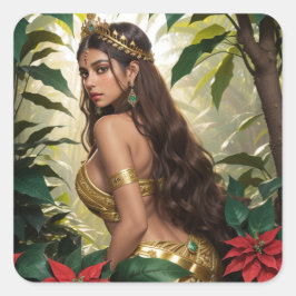 Adesivo Quadrado Lady Absinthe