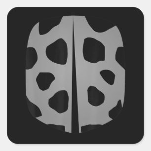 Adesivo Quadrado Lady Bug Costume Wings Halloween Fácil Preguiçoso