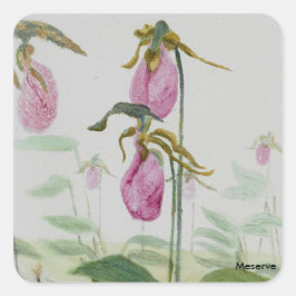 Adesivo Quadrado Lady Slippers