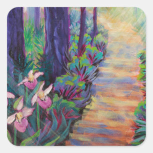 Adesivo Quadrado Lady Slippers no caminho