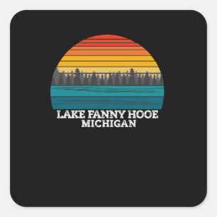 Adesivo Quadrado Lago Fanny Hooe Michigan