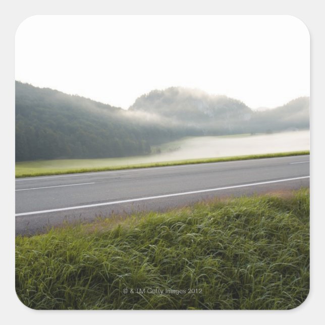 Adesivo Quadrado lago fuschl, salzkammergut, salzburg, salzburger 3 (Frente)