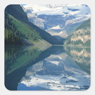 Adesivo Quadrado Lago Louise, Parque Nacional Banff, Alberta,
