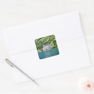 Adesivo Quadrado Lago Lucerne, Suiça