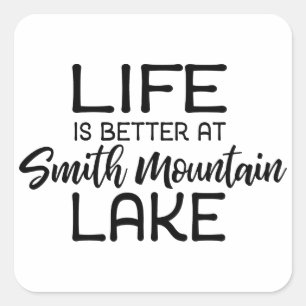 Adesivo Quadrado Lago mountain de Smith