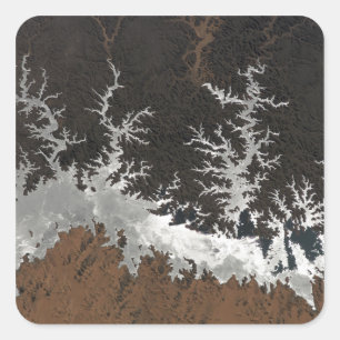 Adesivo Quadrado Lago Nasser, no Egito