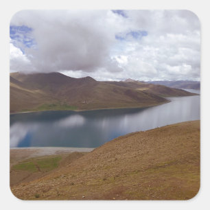 Adesivo Quadrado Lago Tibetano