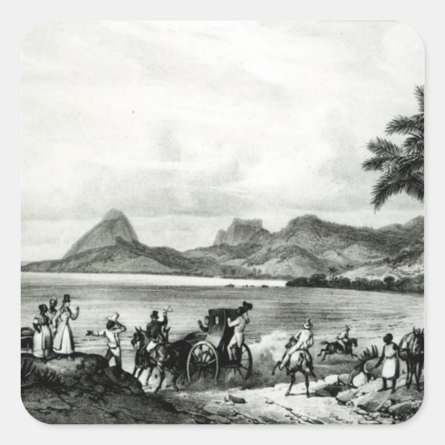 Adesivo Quadrado Lagoa Das Tretas (Frente)