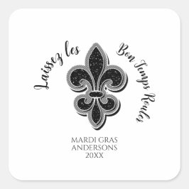 Adesivo Quadrado Laissez les Bon Temps Rouler