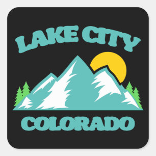 Adesivo Quadrado Lake City Colorado