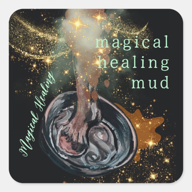 Adesivo Quadrado lama mágica de cicatrização para cavalos (Frente)