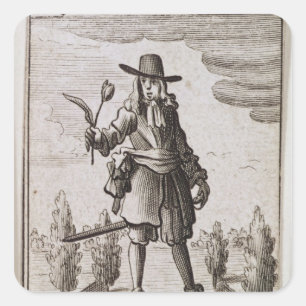 Adesivo Quadrado Lambert Simnel, Cavaleiro do Ouro Tulip