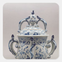 Lambeth Delsoftware - pote, azul e branco