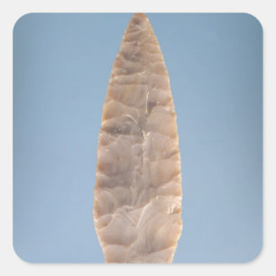 Adesivo Quadrado Lâmina solutreana "folha de louros", encontrada em