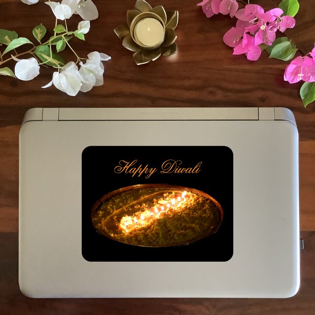 Adesivo Quadrado Lâmpada de Manteiga Tibetana (Criador carregado)