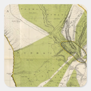 Adesivo Quadrado Lanai, Havaí