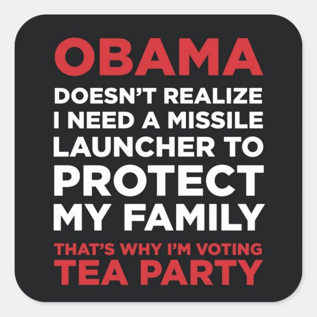 Adesivo Quadrado Lançadores de mísseis (Frente)