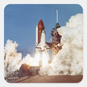 Adesivo Quadrado Lançamento 2 de Rocket