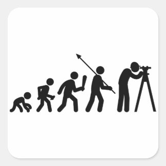 Adesivo Quadrado Land Surveyor