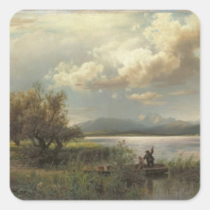 Adesivo Quadrado Landscape Bayern, 1856