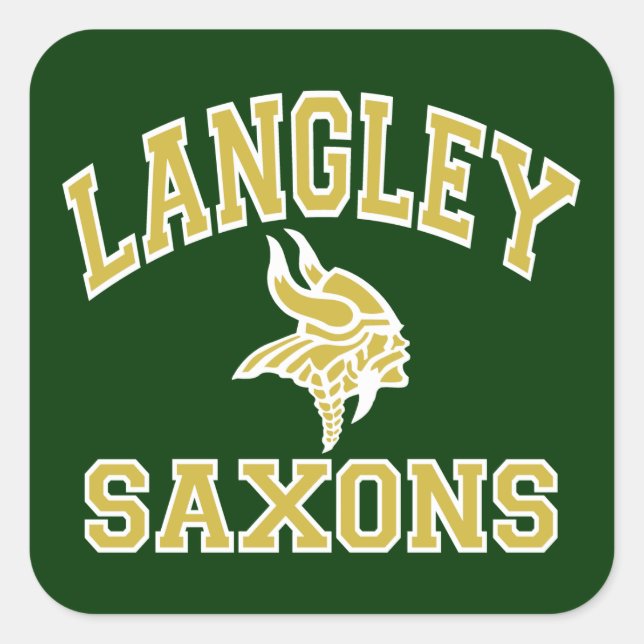 Adesivo Quadrado Langley Saxons (Frente)