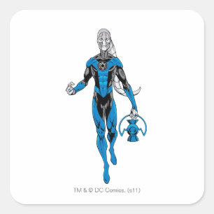 Adesivo Quadrado Lanterna Azul 4