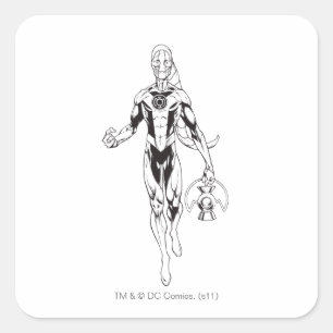 Adesivo Quadrado Lanterna Azul 6