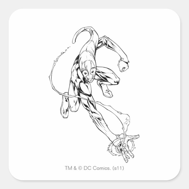 Adesivo Quadrado Lanterna Azul 9 (Frente)