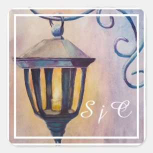Adesivo Quadrado Lanterna Luz