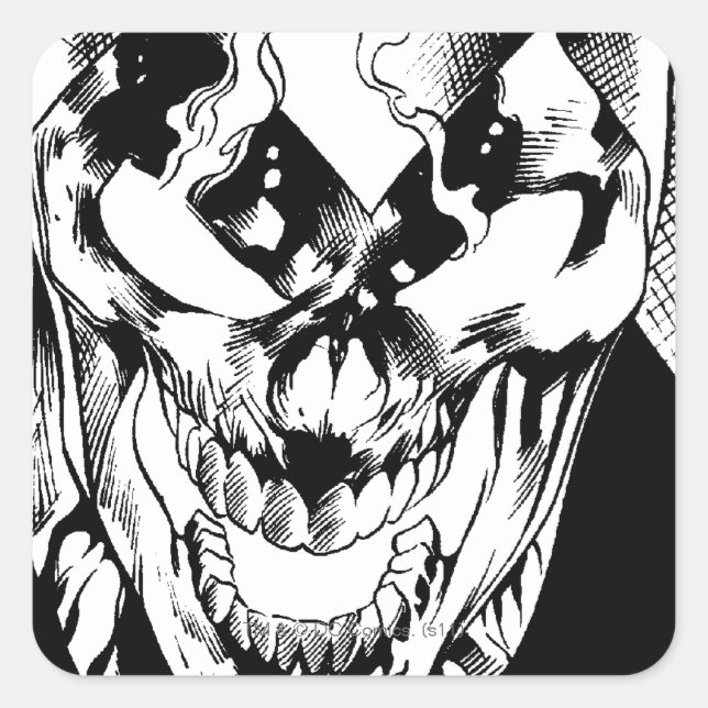 Adesivo Quadrado Lanterna Negra (Frente)