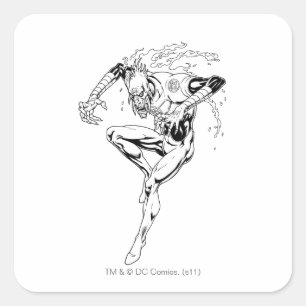 Adesivo Quadrado Larfleeze - Agente Laranja 3