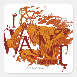 Adesivo Quadrado Larfleeze - Agente Orange 12