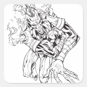 Adesivo Quadrado Larfleeze - Agente Orange 9