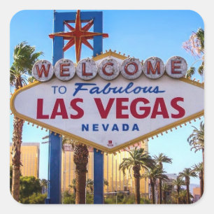 Adesivo Quadrado Las Vegas