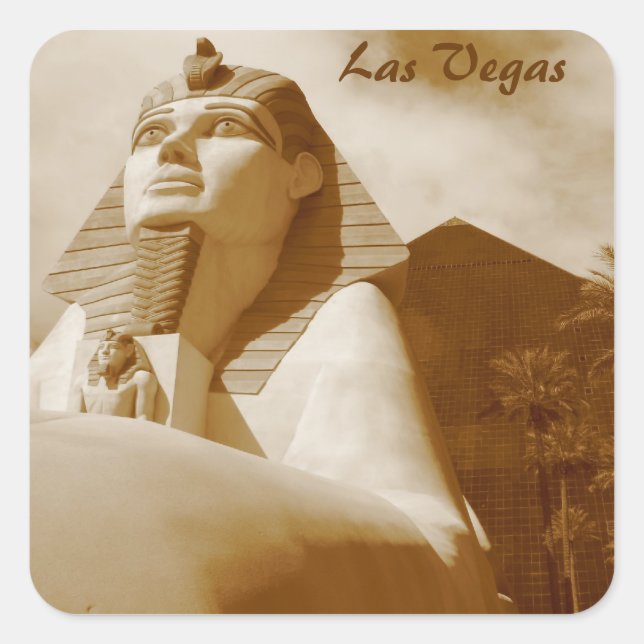 Adesivo Quadrado Las Vegas Sticker! (Frente)