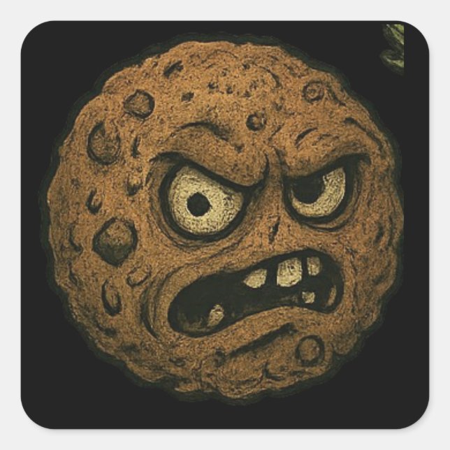 Adesivo Quadrado Lasanghetti's GrumpChuck (Frente)