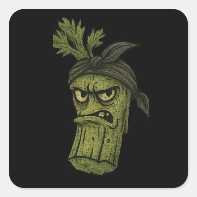 Adesivo Quadrado Lasanghetti's Stalky D (Frente)