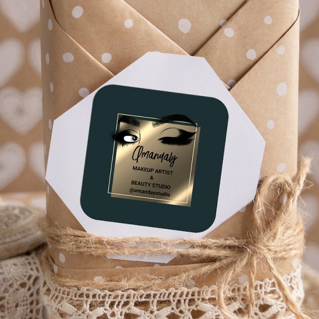 Adesivo Quadrado Lash Cleaner Makeup Beauty Compra Woodland (Criador carregado)