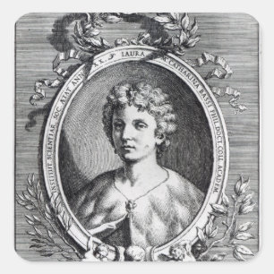 Adesivo Quadrado Laura Maria Caterina Bassi