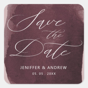 Adesivo Quadrado lavagem com lama de água salve a data