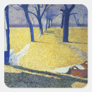 Adesivo Quadrado Lavando no Sun, 1905