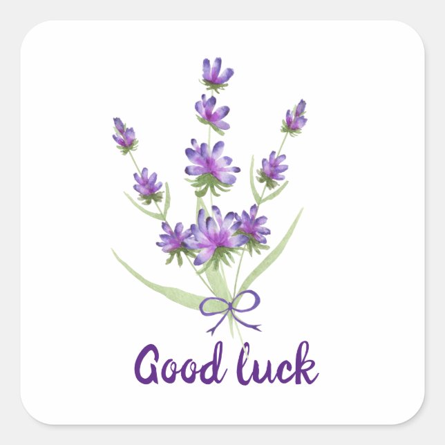 Adesivo Quadrado Lave delicada Mínima da Proveniência de Aquarela C (Frente)