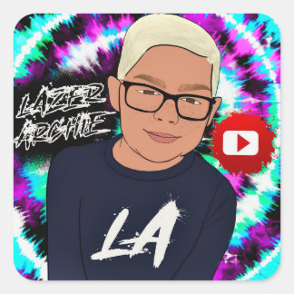 Adesivo Quadrado Lazer Archie Stickers